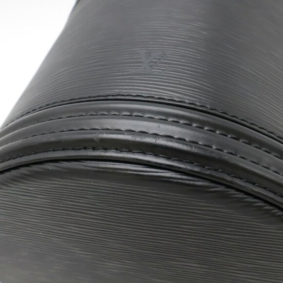 LOUIS VUITTON Black Leather Vanity Bag - Picture 5 of 10